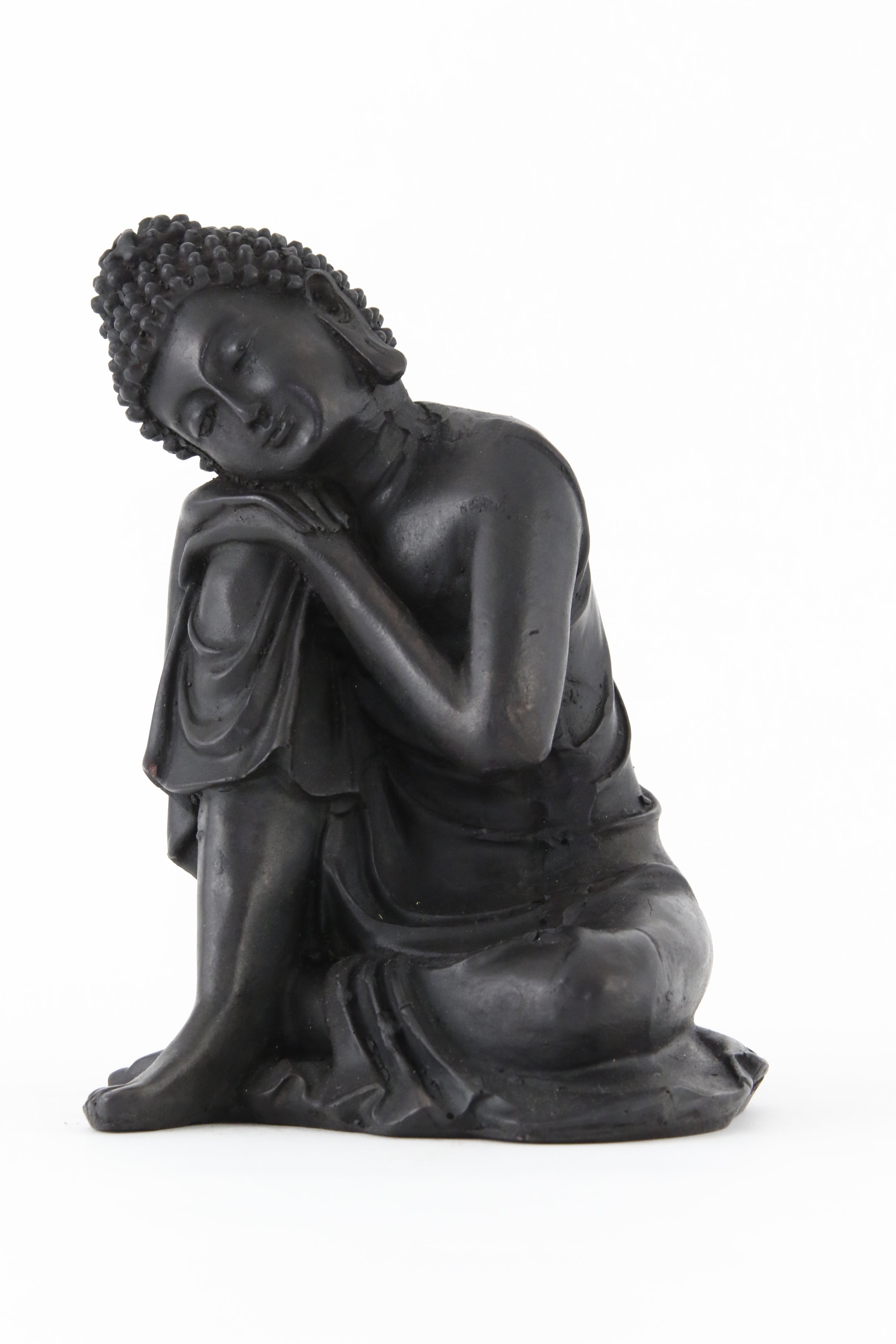 Resting Buddha with Tilted Head 6 Statue - Brass Art - Religious -  Decorative