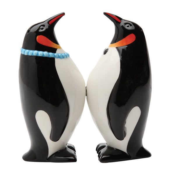 South Pole Pride Salt & Pepper Shaker Set – Hand-Painted Ceramic Kitchen Decor