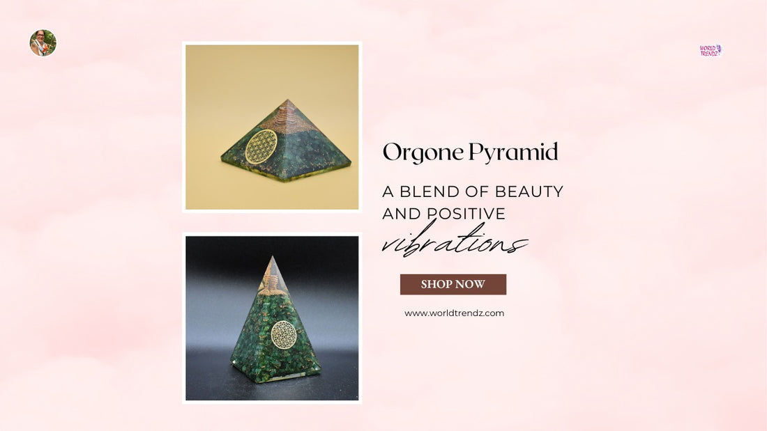 Fuchsite Flower of Life Orgone Pyramid 