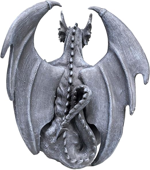 Guardian Gargoyle – Hand-Painted Cold Cast Resin – Protective Decor for Shelves and Tables 3