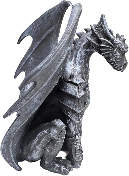 Guardian Gargoyle – Hand-Painted Cold Cast Resin – Protective Decor for Shelves and Tables 4