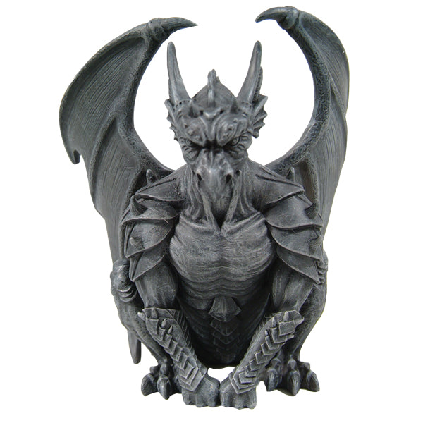 Guardian Gargoyle – Hand-Painted Cold Cast Resin – Protective Decor for Shelves and Tables