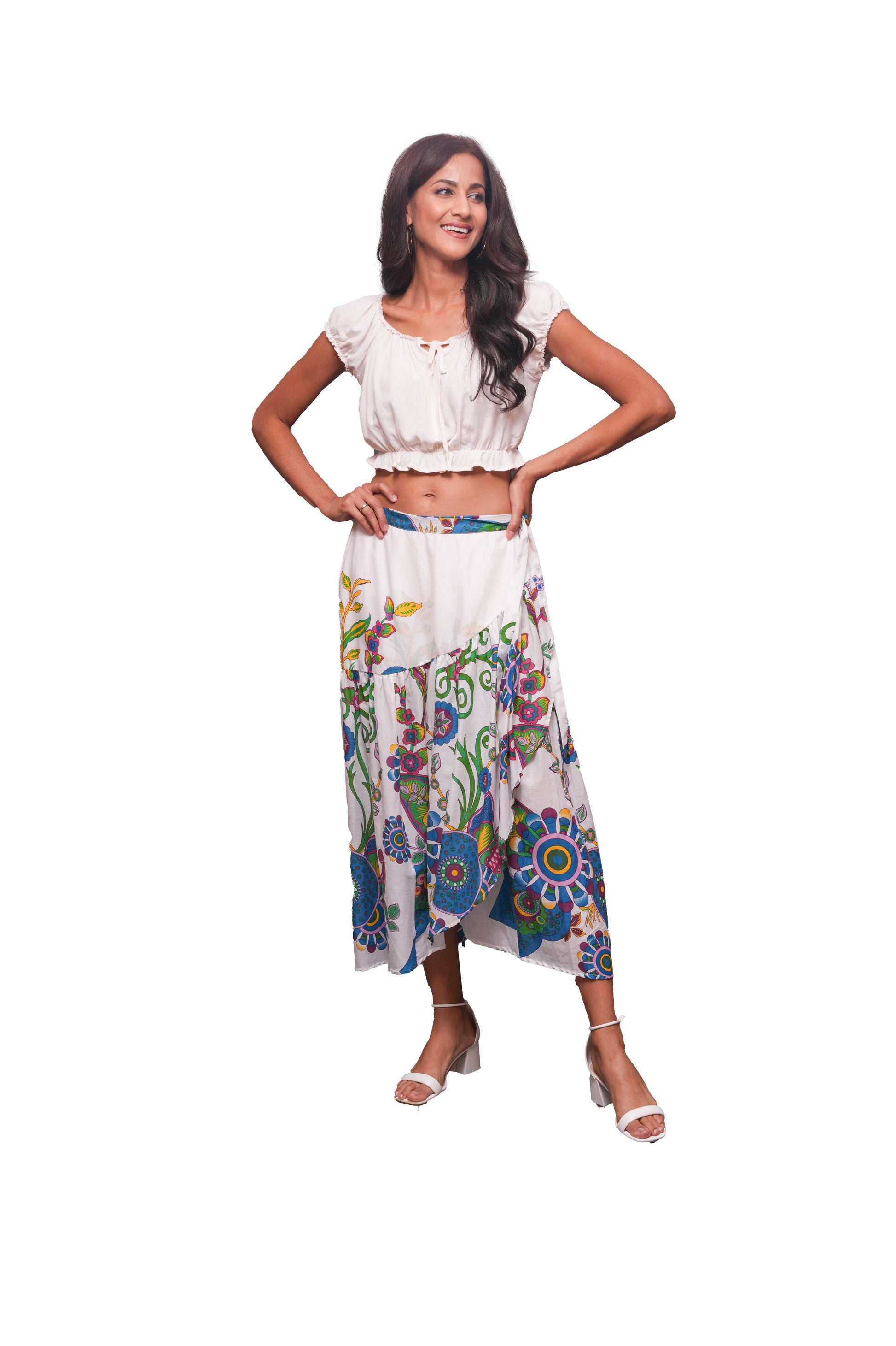 Blossom Bohemian Wrap Skirt 3