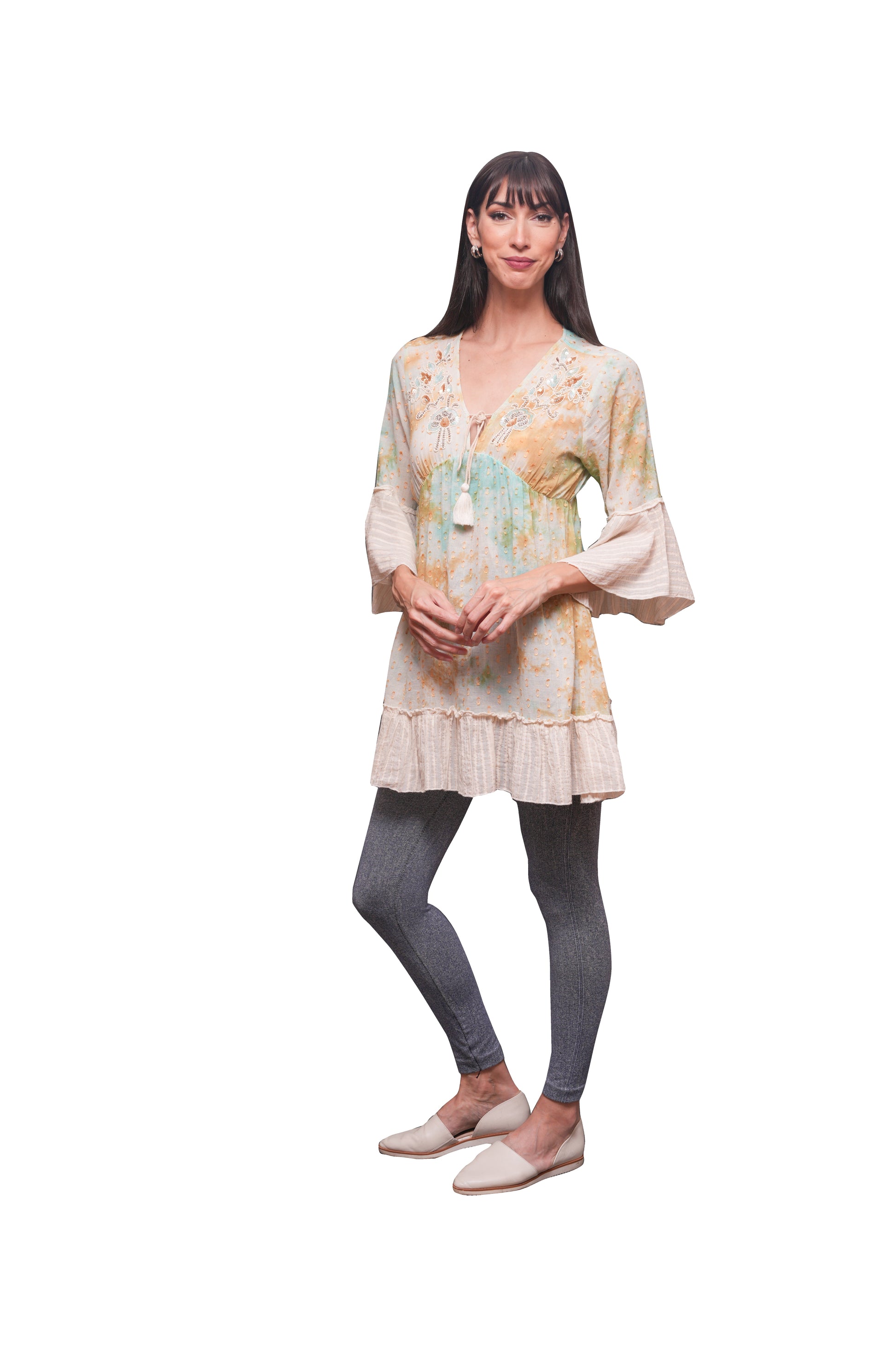 Sage Bohemian Tunic