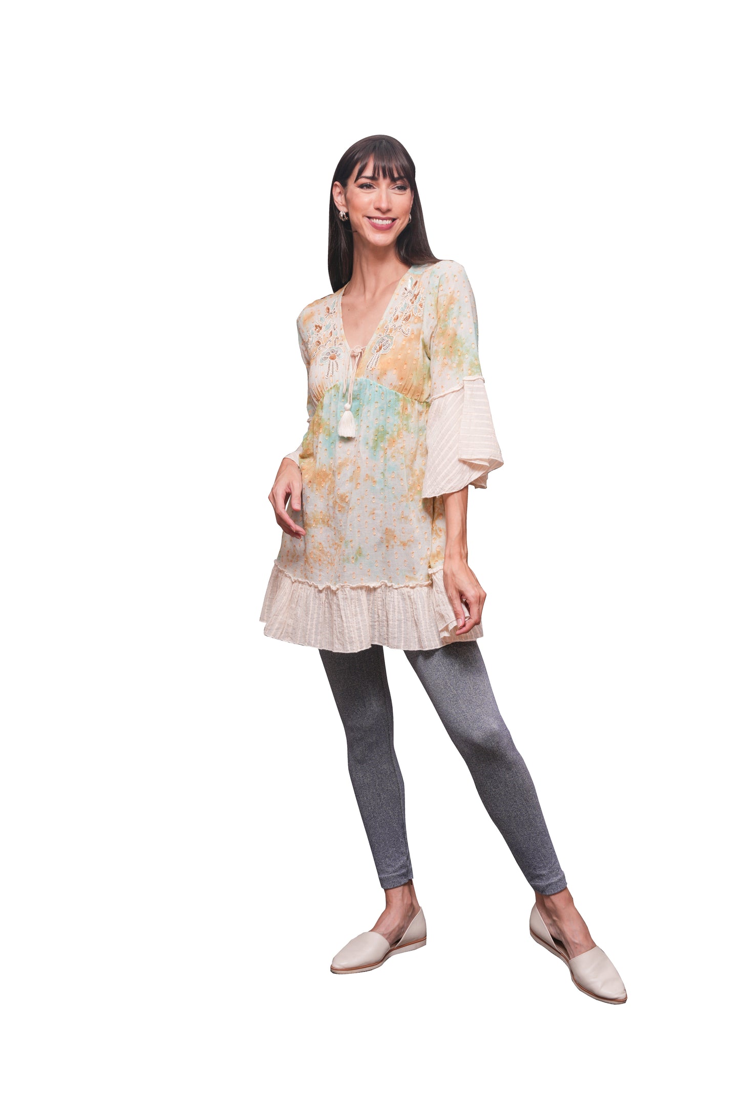 Sage Bohemian Tunic 1