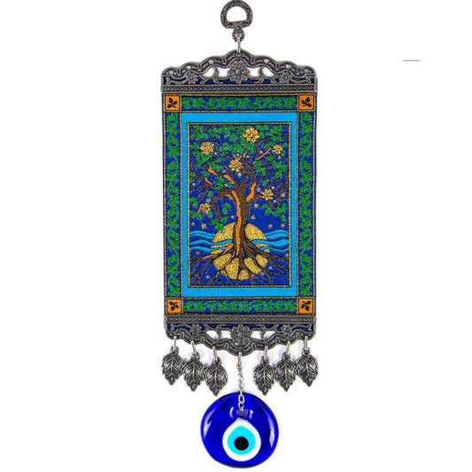 Tree of Life & Evil Eye Tapestry 1