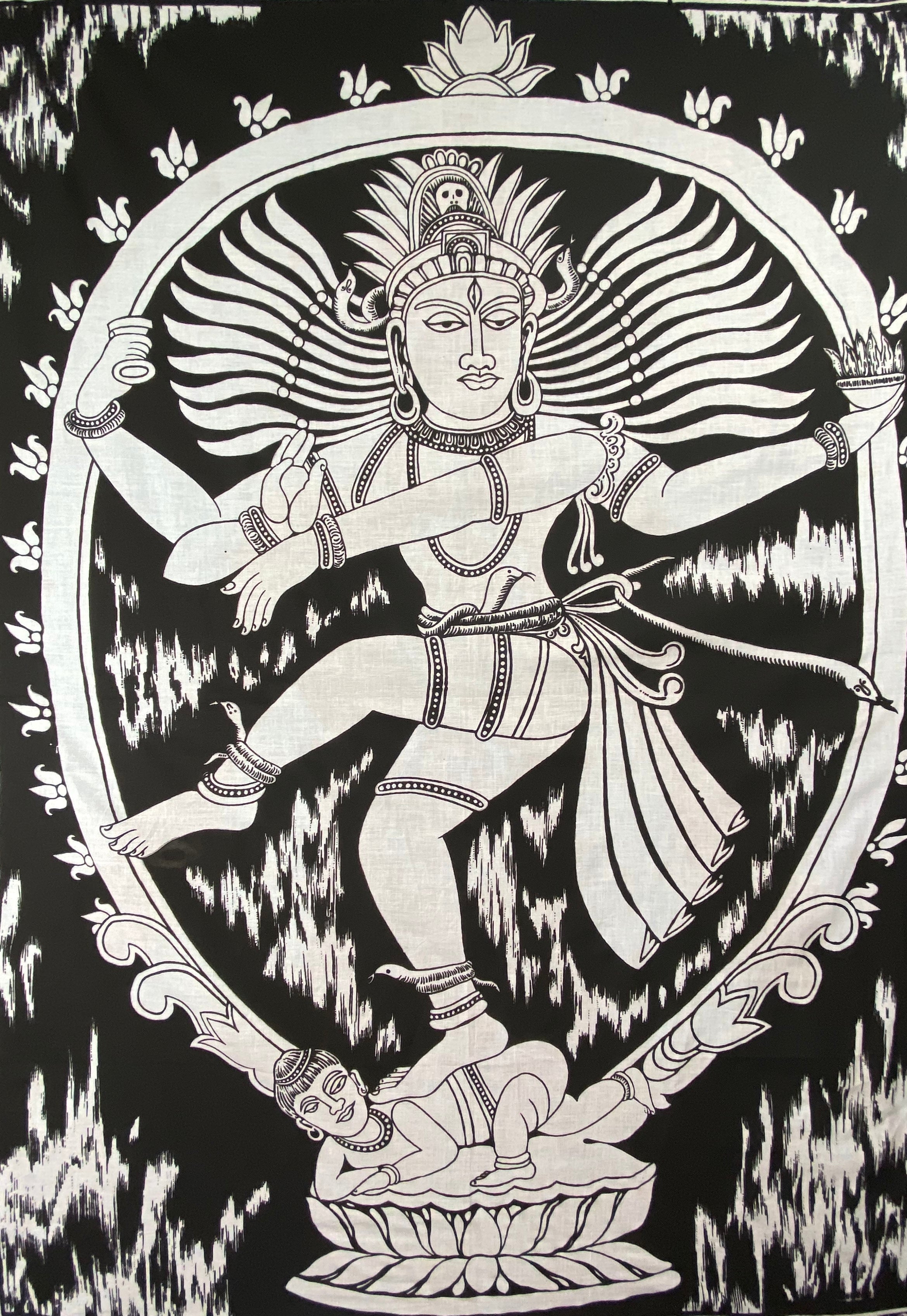 SHIVA DANCE POSE TAPESTRY|ALTAR CLOTH|MEDITATION|SPIRITUAL – WorldTrendz